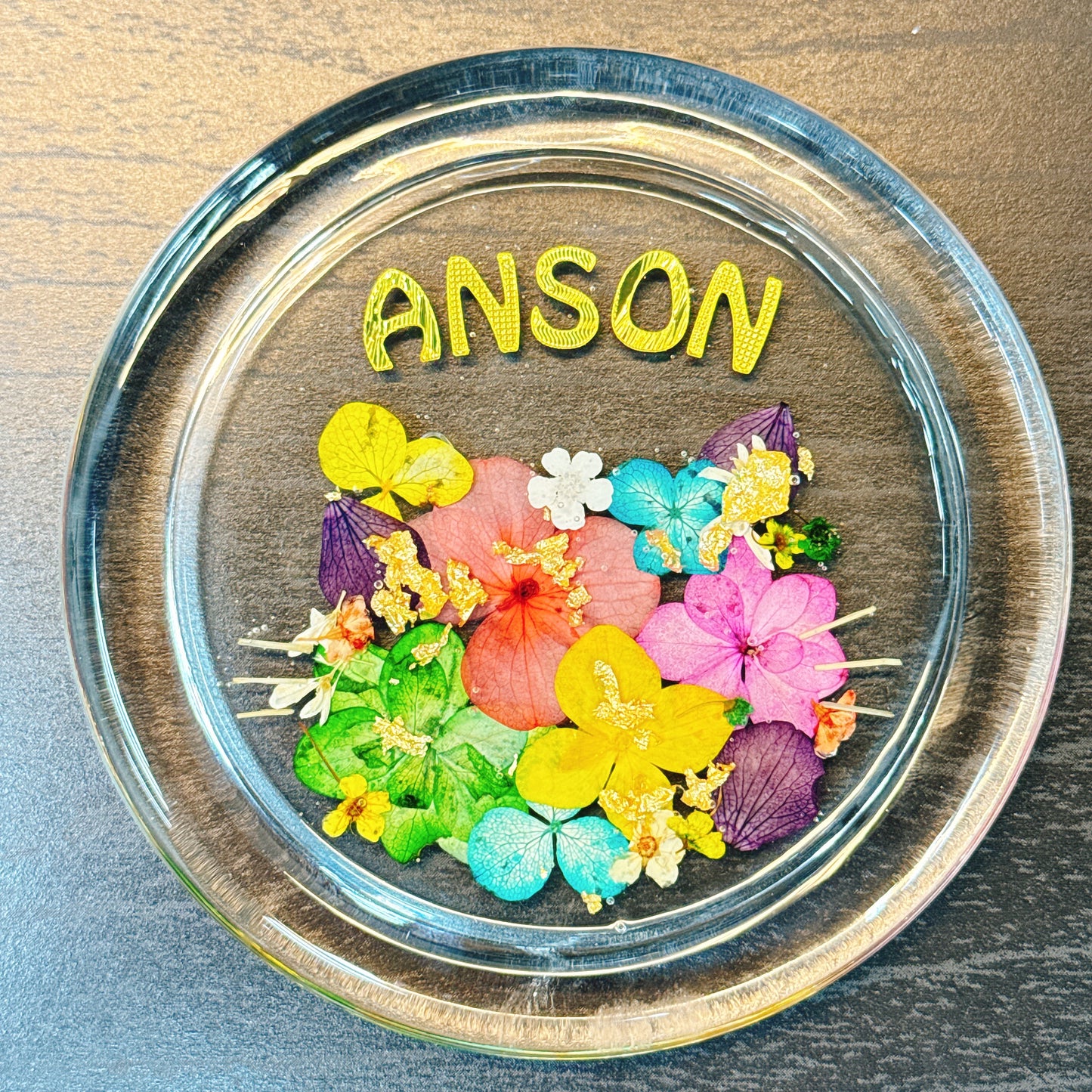 押花杯墊 Pressed flower cup mat