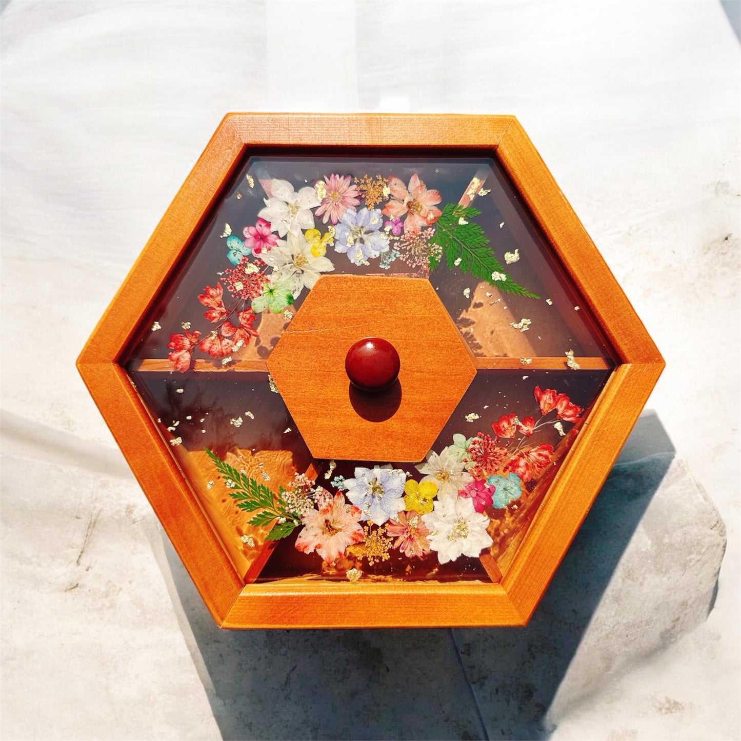 客製化押花全盒(大) Personalised pressed flower candy box (large)