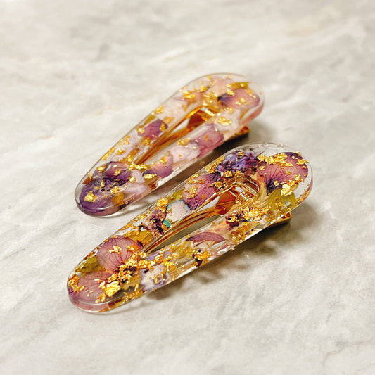 押花髮夾(大)製作體驗 Pressed Flower Hair Clip (Large) Workshop