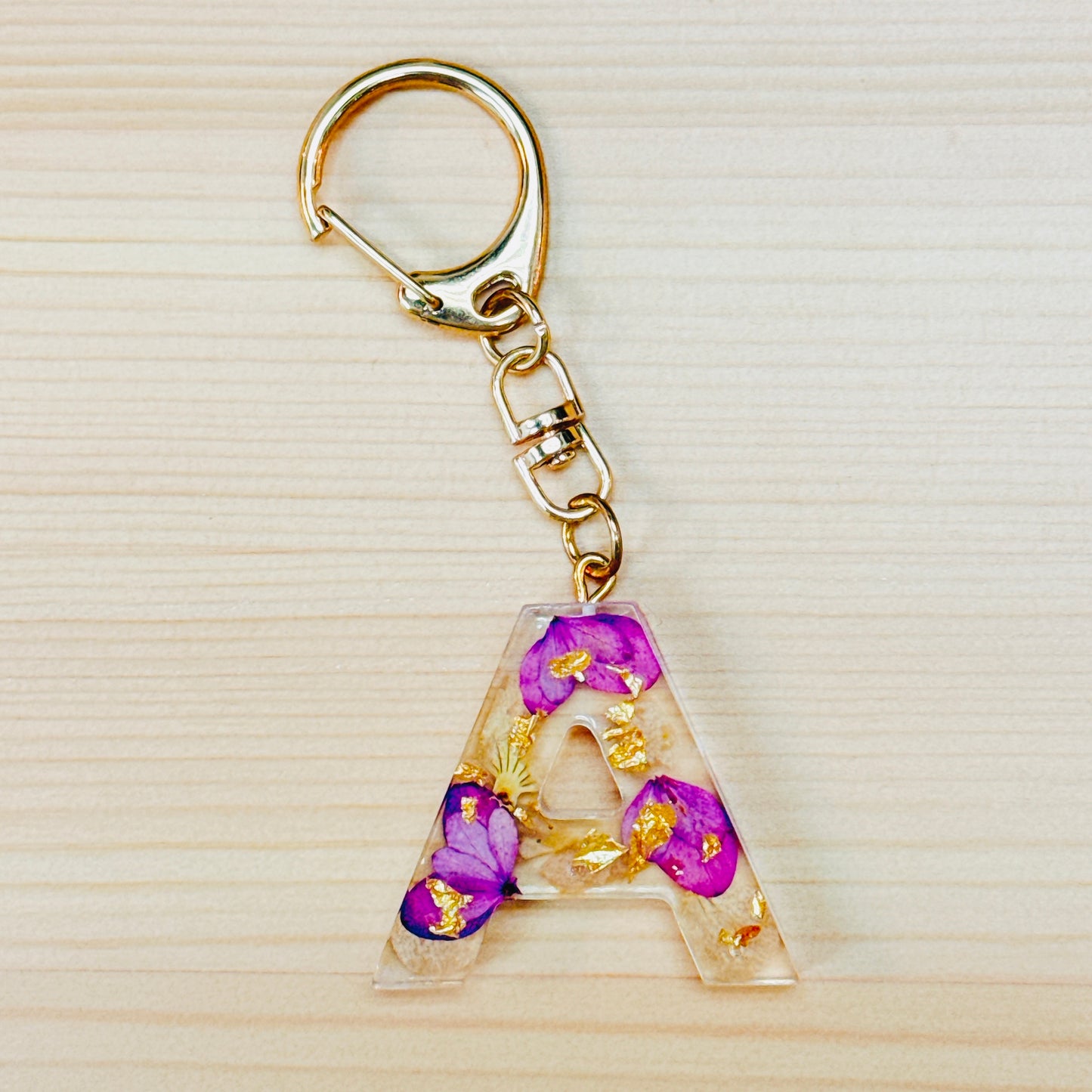 押花字母鎖匙扣製作體驗 Pressed Flower Alphabet Keychain Workshop