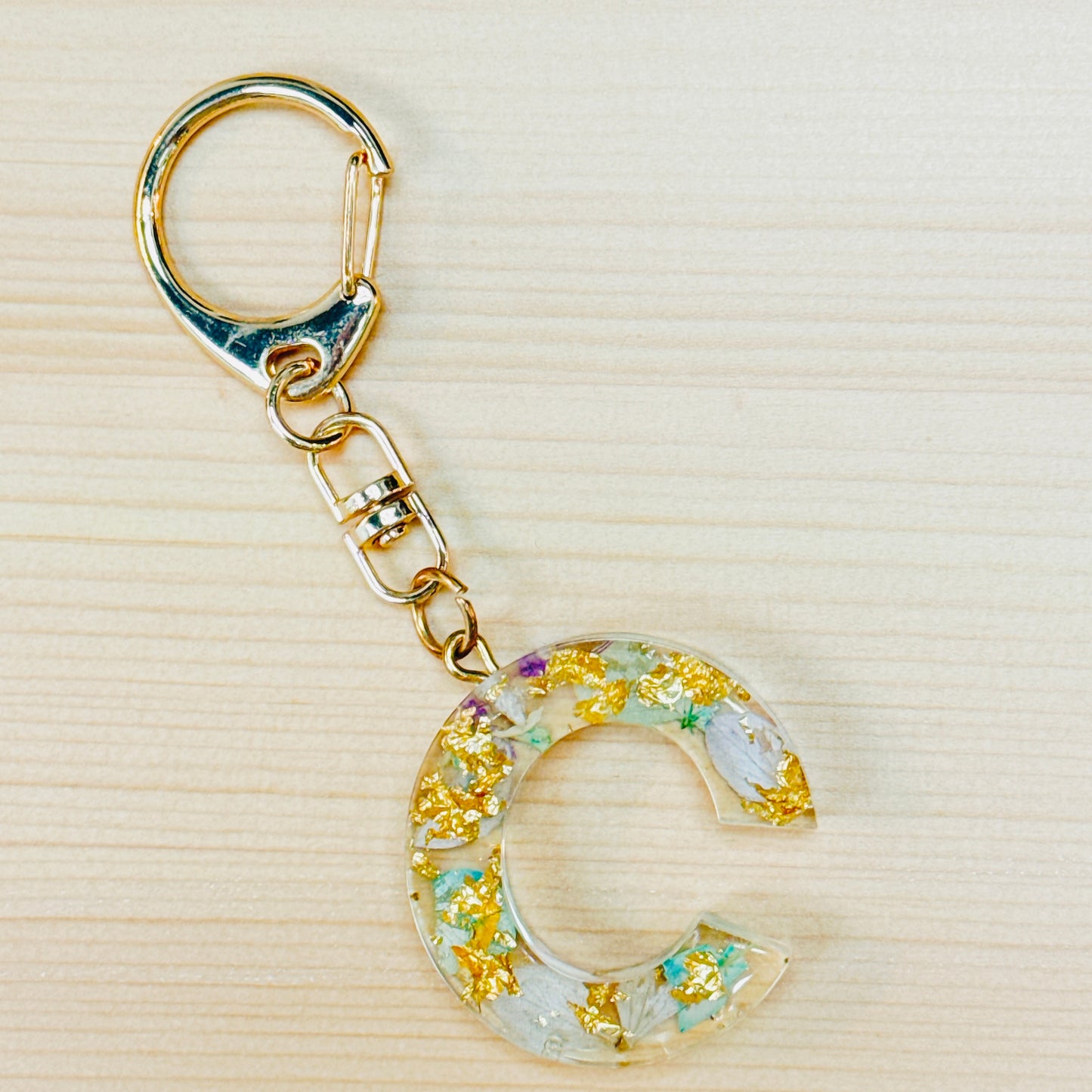 押花字母鎖匙扣製作體驗 Pressed Flower Alphabet Keychain Workshop