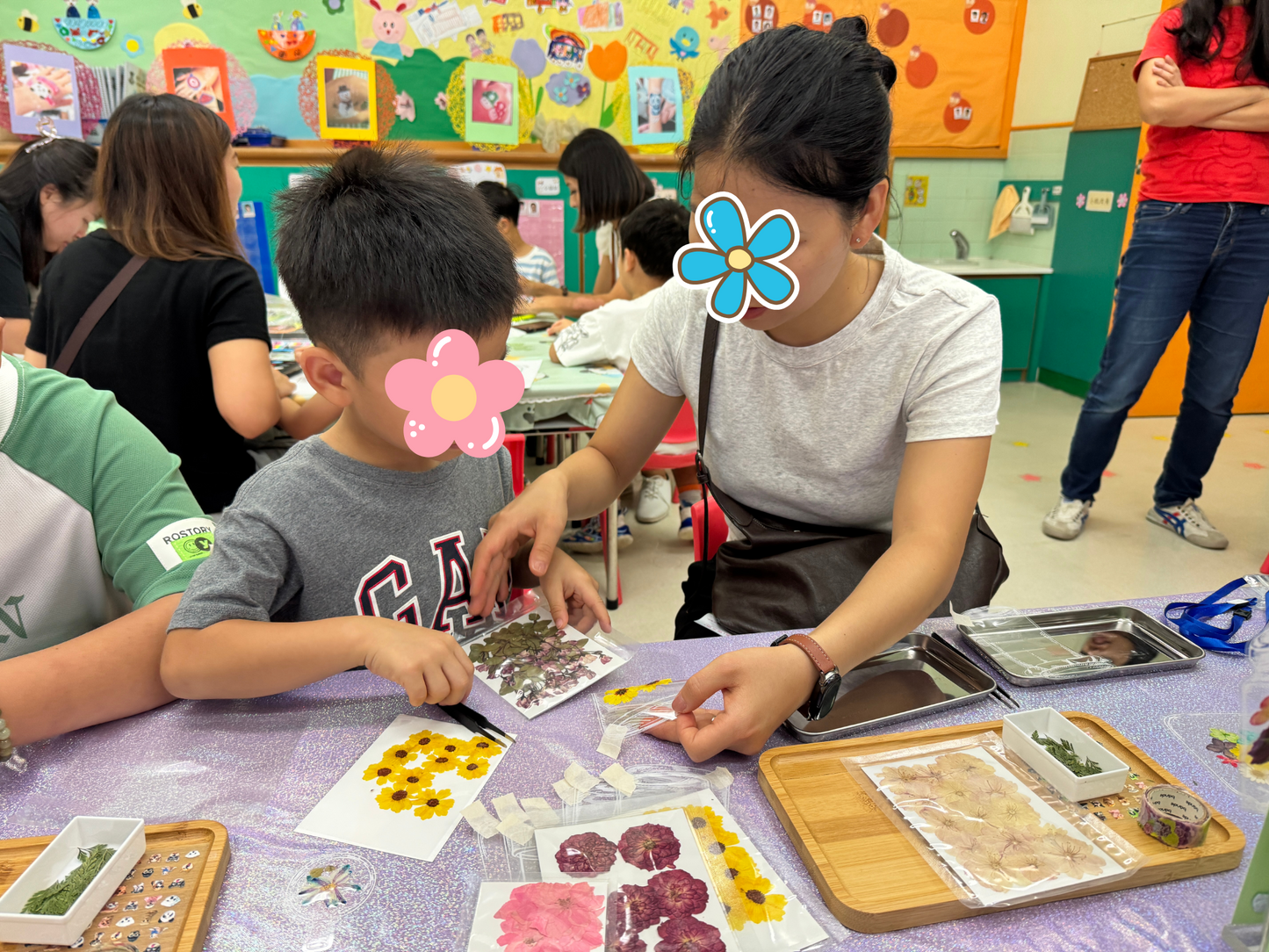 親子押花書籤製作體驗 Parent-child Pressed Flower Bookmark Making